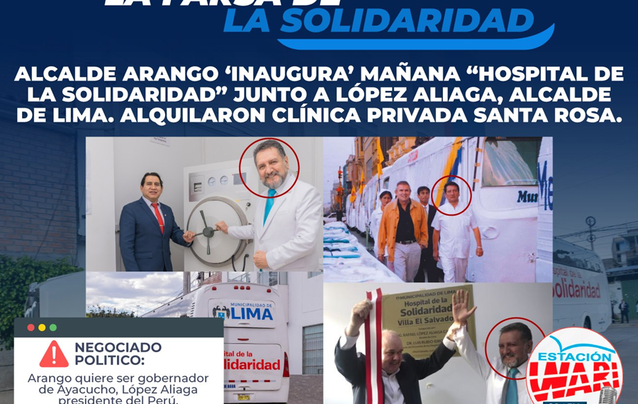 #EXCLUSIVO | 𝐋𝐀 𝐅𝐀𝐑𝐒𝐀 𝐃𝐄 𝐋𝐀 𝐒𝐎𝐋𝐈𝐃𝐀𝐑𝐈𝐃𝐀𝐃: 𝐄𝐋 𝐇𝐎𝐒𝐏𝐈𝐓𝐀𝐋 𝐐𝐔𝐄 𝐍𝐎 𝐄𝐒 𝐎𝐁𝐑𝐀 𝐌𝐔𝐍𝐈𝐂𝐈𝐏𝐀𝐋, 𝐒𝐈𝐍𝐎 𝐍𝐄𝐆𝐎𝐂𝐈𝐎 𝐏𝐎𝐋Í𝐓𝐈𝐂𝐎