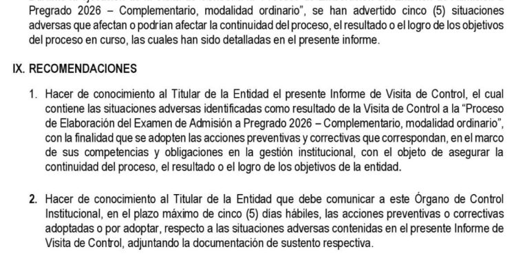 𝐑𝐈𝐄𝐒𝐆𝐎𝐒 𝐄𝐍 𝐄𝐋𝐀𝐁𝐎𝐑𝐀𝐂𝐈𝐎́𝐍 𝐃𝐄𝐋 𝐄𝐗𝐀𝐌𝐄𝐍 𝐃𝐄 𝐀𝐃𝐌𝐈𝐒𝐈𝐎́𝐍 𝐀 𝐏𝐑𝐄𝐆𝐑𝐀𝐃𝐎 𝟐𝟎𝟐𝟔 𝐄𝐍 𝐋𝐀 𝐔𝐍𝐒𝐂𝐇