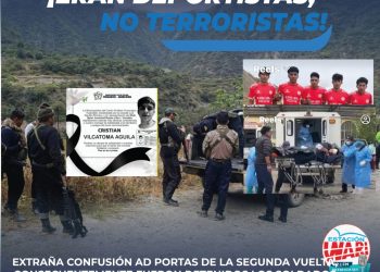 𝗡𝗢 𝗘𝗥𝗔𝗡 𝗧𝗘𝗥𝗥𝗢𝗥𝗜𝗦𝗧𝗔𝗦: 𝗝𝗢́𝗩𝗘𝗡𝗘𝗦 𝗗𝗘𝗣𝗢𝗥𝗧𝗜𝗦𝗧𝗔𝗦 𝗠𝗨𝗘𝗥𝗧𝗢𝗦 𝗧𝗥𝗔𝗦 𝗣𝗥𝗘𝗦𝗨𝗡𝗧𝗢 𝗘𝗡𝗙𝗥𝗘𝗡𝗧𝗔𝗠𝗜𝗘𝗡𝗧𝗢 𝗘𝗡 𝗛𝗨𝗔𝗡𝗖𝗔𝗩𝗘𝗟𝗜𝗖𝗔