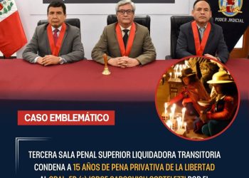 𝗖𝗢𝗥𝗧𝗘 𝗖𝗢𝗡𝗗𝗘𝗡𝗔 𝗔 𝗚𝗘𝗡𝗘𝗥𝗔𝗟 𝗘𝗡 𝗥𝗘𝗧𝗜𝗥𝗢 𝗣𝗢𝗥 𝗠𝗔𝗦𝗔𝗖𝗥𝗘 𝗗𝗘 𝗥𝗔𝗖𝗖𝗔𝗬𝗔-𝗨𝗠𝗔𝗦𝗜 𝗧𝗥𝗔𝗦 𝟰𝟯 𝗔𝗡̃𝗢𝗦